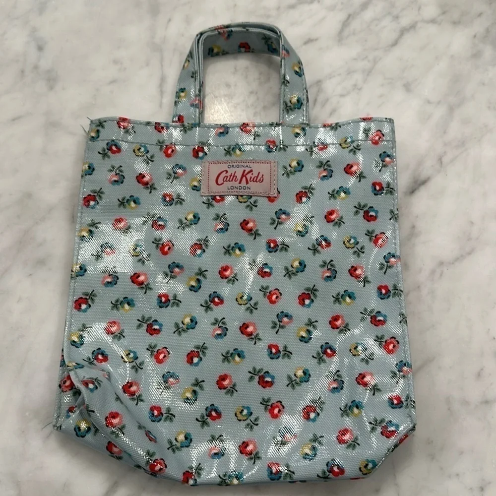 Cath Kidston Kids’ Floral Mini Bag – Light Blue, Good Condition